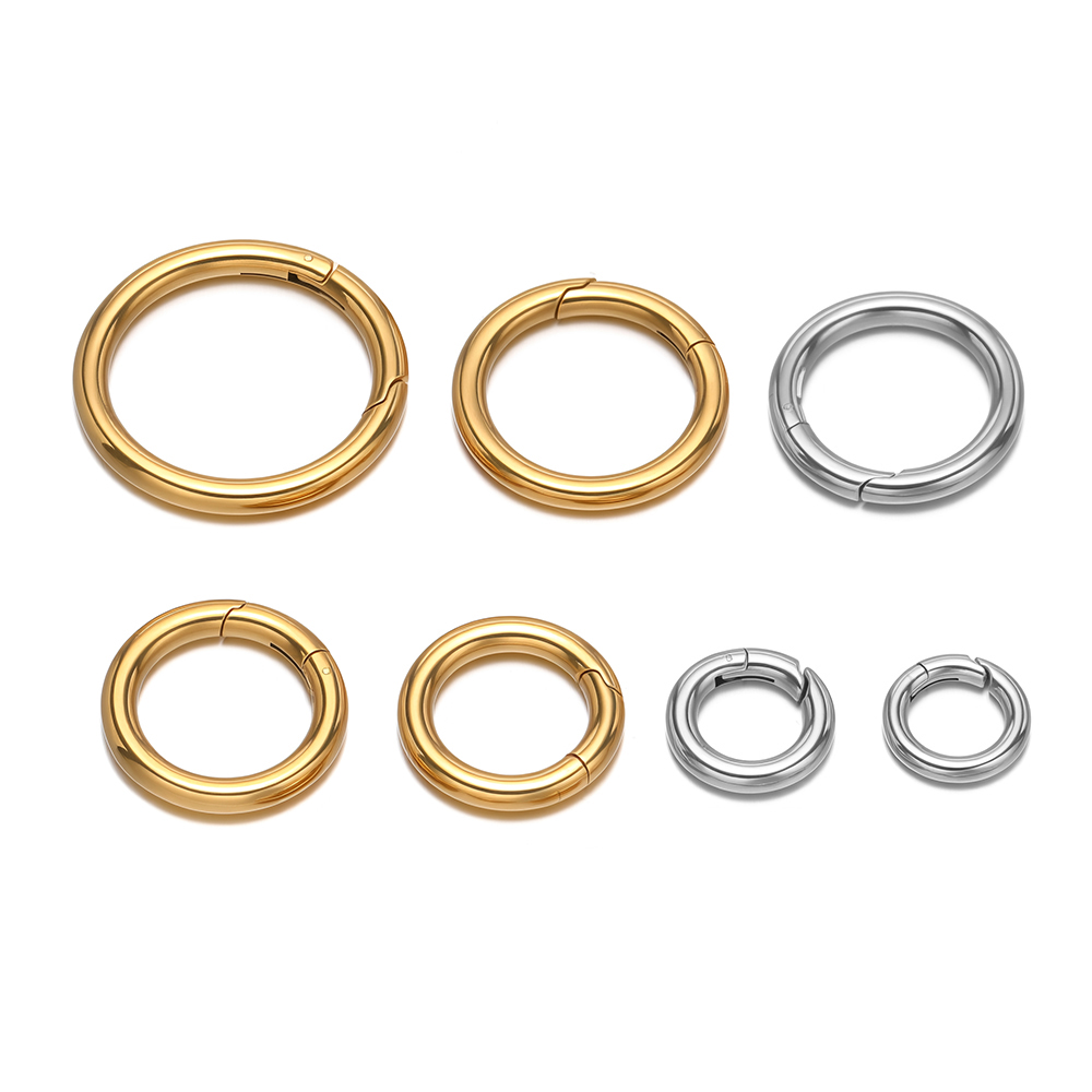 Circle Hook Set - Fermoirs à ressort ronds en acier
