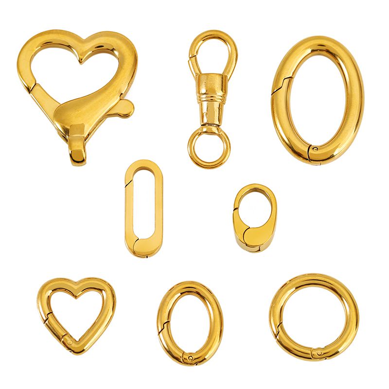 Circle Hook Set - 2 attaches mousquetons ovales, en forme