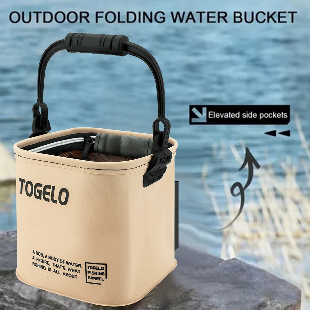 Seau de pêche pliable et porta - Fishing Equipment Net avis et prix