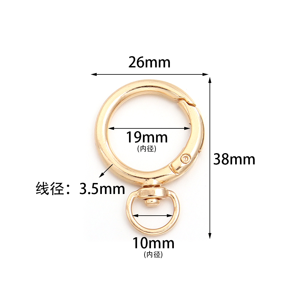 10 pièces Mousquetons ronds ro - Circle Hook Set avis et prix