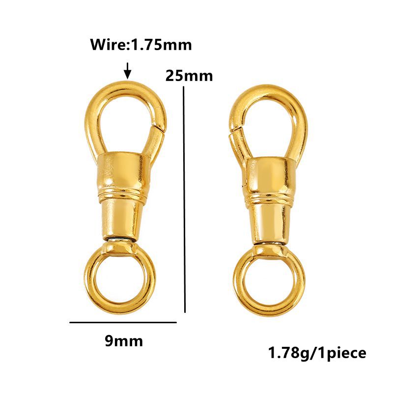 2 attaches mousquetons ovales, - Circle Hook Set avis et prix