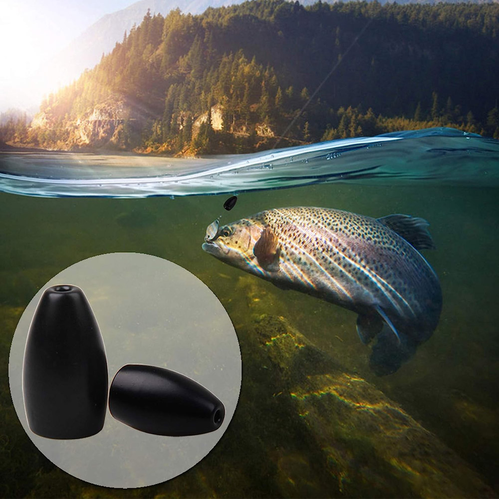 Poids de pêche en acier au tun - Bass Fishing Lure avis et prix
